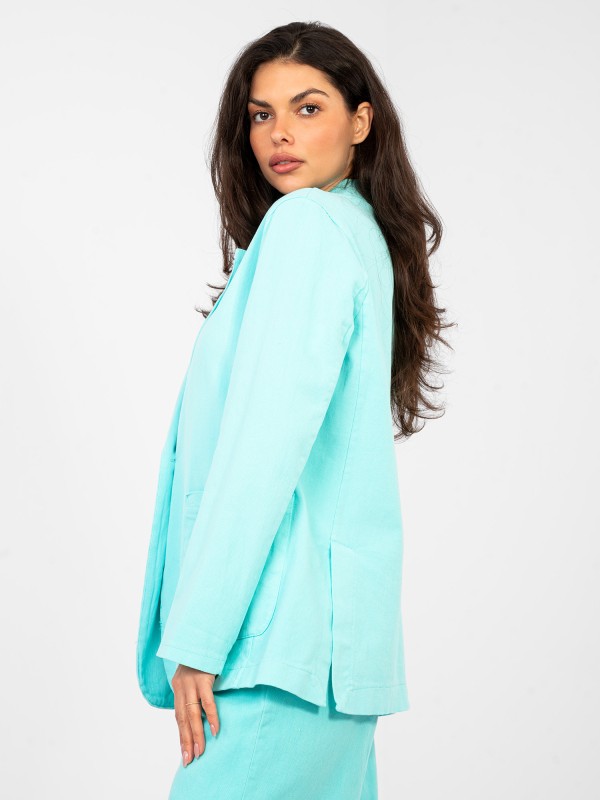 Švarkas-IT-MA-FL7703.49-turkio spalvos