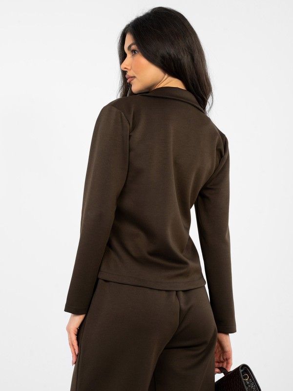 Švarkas-IT-MA-22201.82-tamsiai ruda