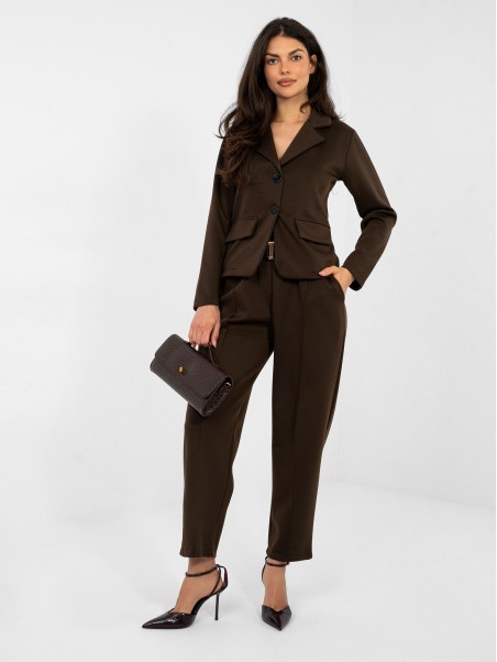 Švarkas-IT-MA-22201.82-tamsiai ruda