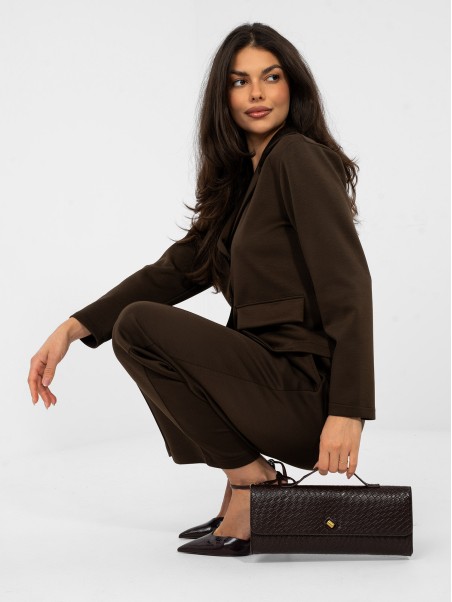 Švarkas-IT-MA-22201.82-tamsiai ruda