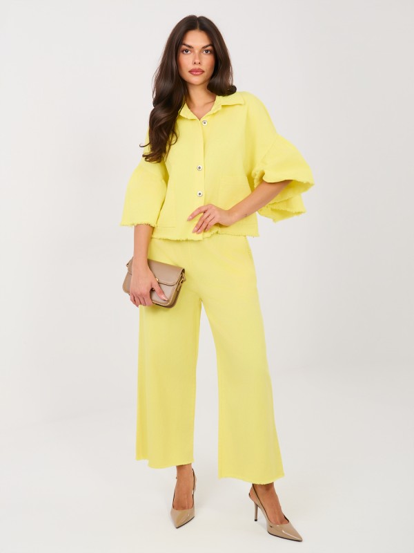 Švarkas-IT-KR-FL9998.85-šviesiai geltona