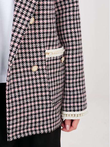 Švarkas-LK-MA-510149.93-juoda-rožinė