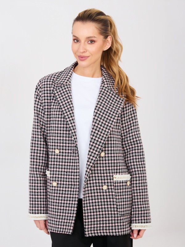 Švarkas-LK-MA-510149.93-juoda-rožinė