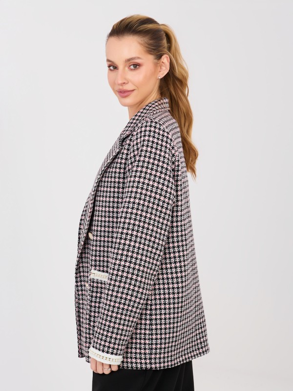 Švarkas-LK-MA-510149.93-juoda-rožinė