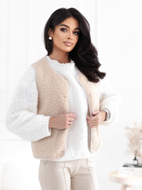 Liemenė-CS-KZ-1404.99P-šviesiai smėlio spalvos 2