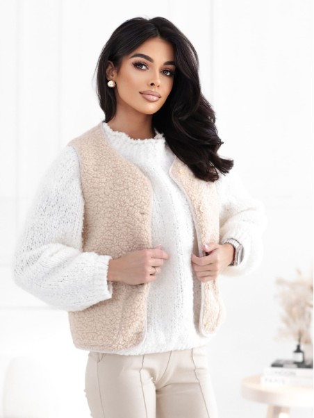 Liemenė-CS-KZ-1404.99P-šviesiai smėlio spalvos