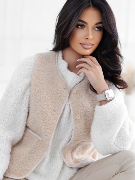 Liemenė-CS-KZ-1404.99P-šviesiai smėlio spalvos