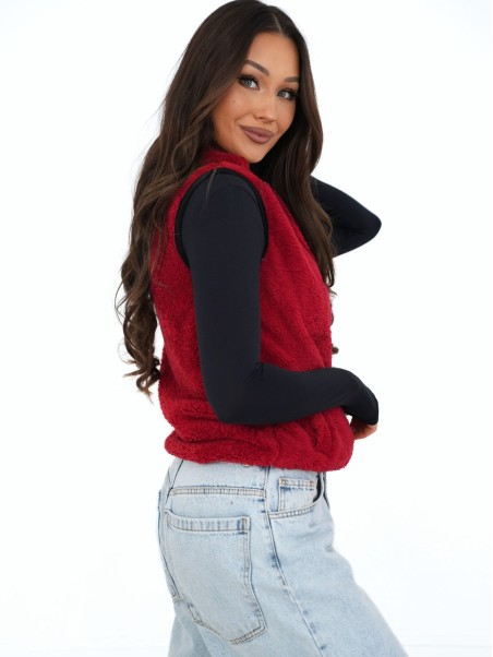 Liemenė-CS-KZ-BT1031.01-tamsiai raudona