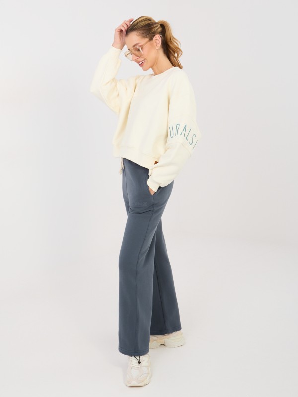 Sportinės kelnės-NS-DR-NS26101.12-grafito spalvos