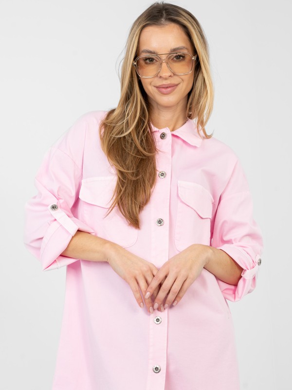 Suknelė-IT-SK-FL6071.70-šviesiai rožinė