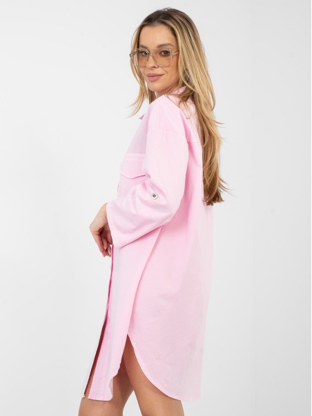 Suknelė-IT-SK-FL6071.70-šviesiai rožinė