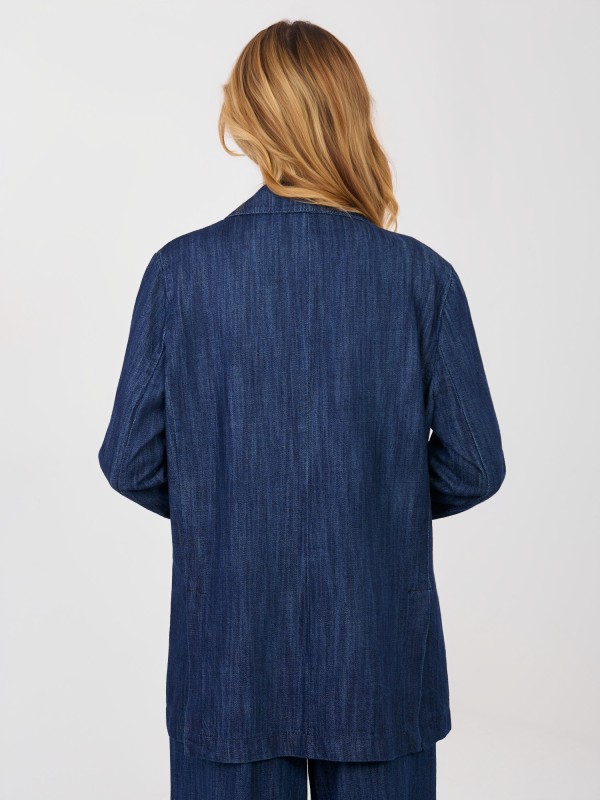 Švarkas-IT-MA-FL7703.21P-tamsiai mėlyna