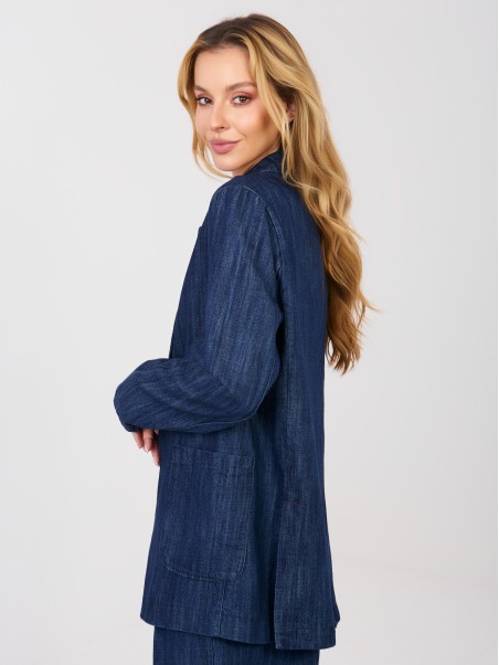 Švarkas-IT-MA-FL7703.21P-tamsiai mėlyna