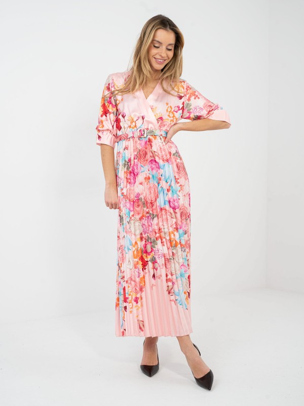 Suknelė-IT-SK-18828.92-šviesiai rožinė