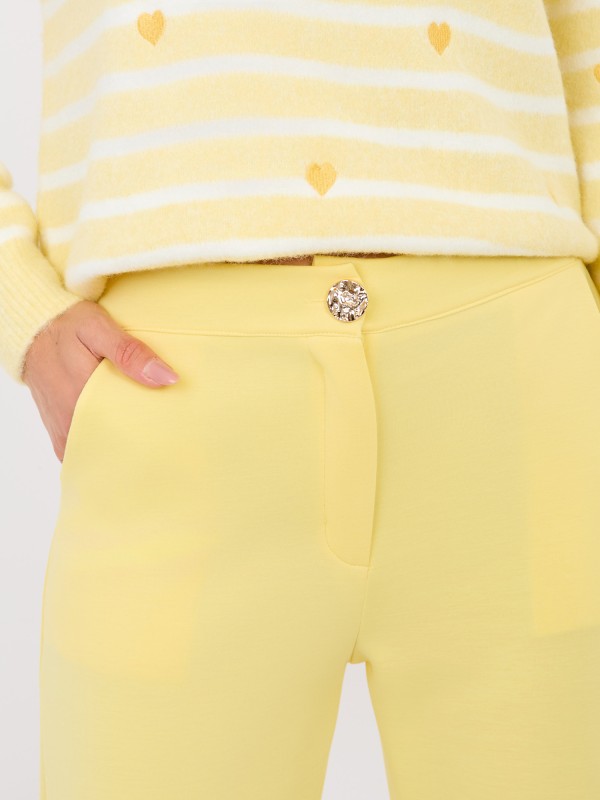 Kelnės-IT-SP-22209.15-šviesiai geltonos