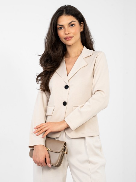 Švarkas-IT-MA-22201.89-šviesiai smėlio spalvos