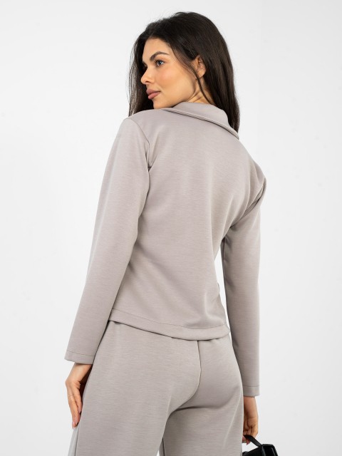 Švarkas-IT-MA-22201.82-tamsiai smėlio spalvos