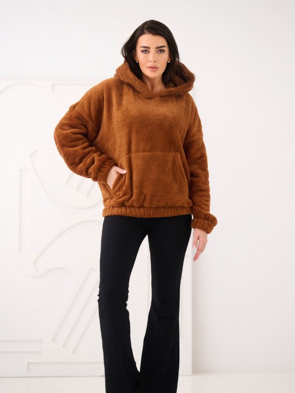 Džemperis-CS-BL-BT1029.97P-šviesiai rudas