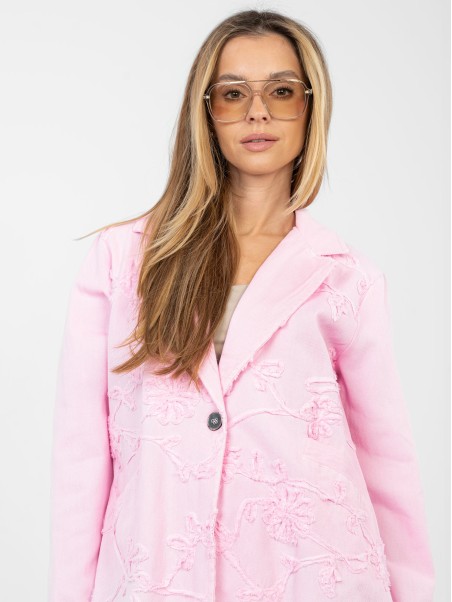 Švarkas-IT-MA-FL9992.97-šviesiai rožinis