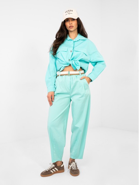 Kelnės-IT-SP-FL10125.80-mėtos spalvos