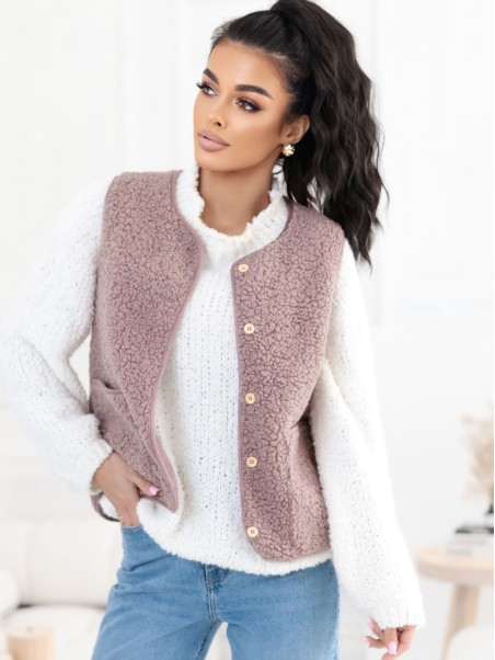 Liemenė-CS-KZ-1404.99P-tamsiai smėlio spalvos