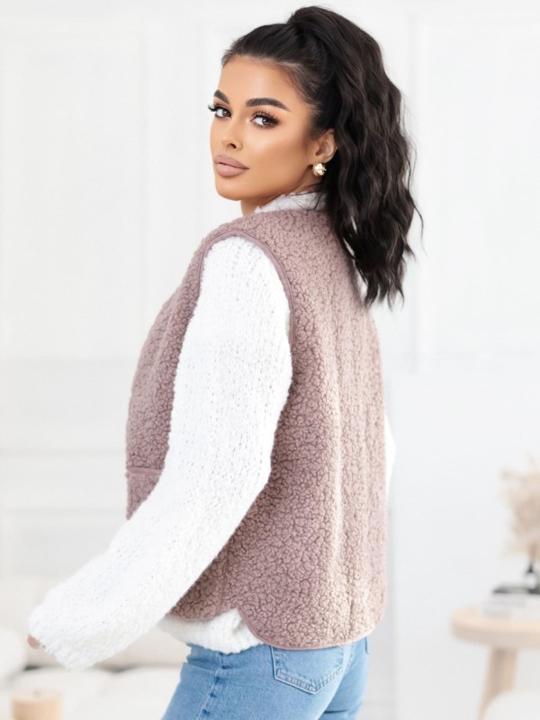 Liemenė-CS-KZ-1404.99P-tamsiai smėlio spalvos 2