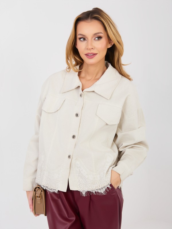 Švarkas-IT-KR-FL10001.54-šviesiai smėlio spalvos