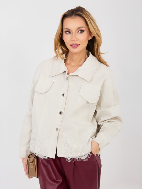 Švarkas-IT-KR-FL10001.54-šviesiai smėlio spalvos