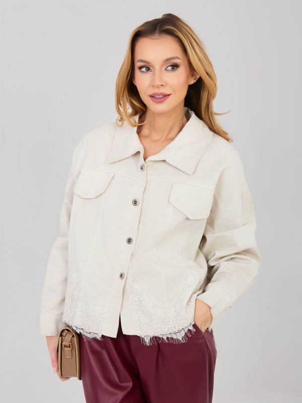 Švarkas-IT-KR-FL10001.54-šviesiai smėlio spalvos