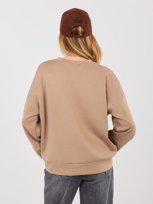 Džemperis-IT-BL-22183.45-tamsiai smėlio spalvos