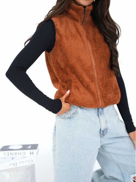 Liemenė-CS-KZ-BT1031.01-šviesiai ruda