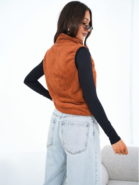 Liemenė-CS-KZ-BT1031.01-šviesiai ruda