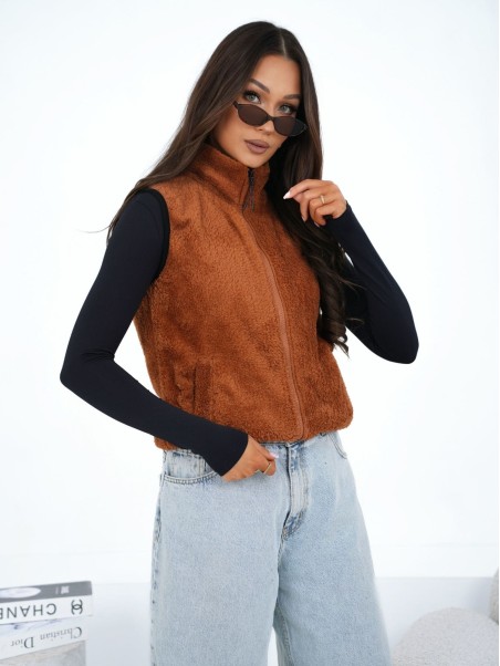 Liemenė-CS-KZ-BT1031.01-šviesiai ruda