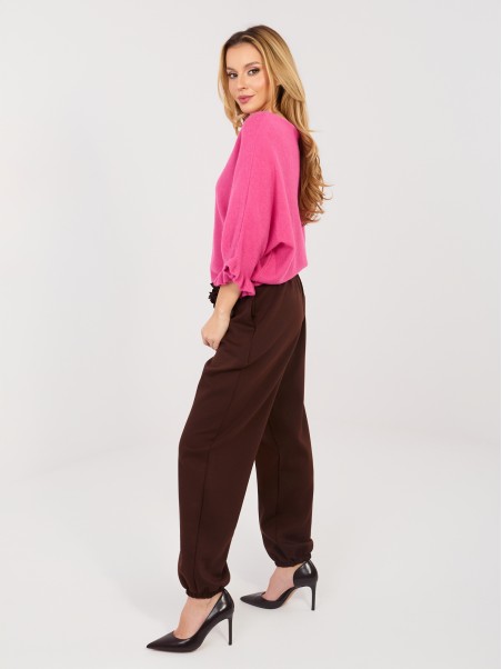 Kelnės-IT-SP-22197.61-tamsiai rudos