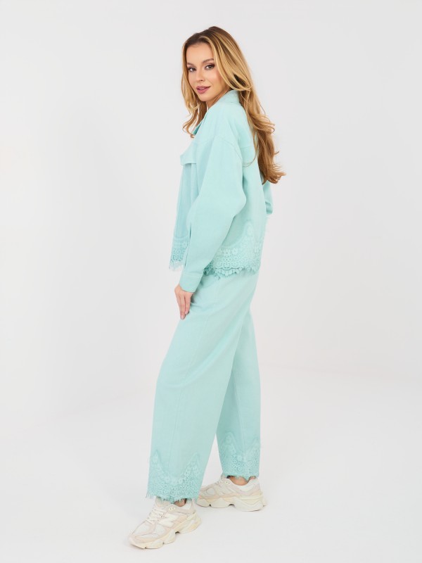 Kelnės-IT-SP-FL9995.57-mėtos spalvos