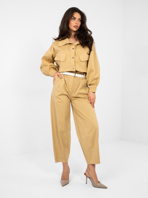 Kelnės-IT-SP-FL10125.80-kupranugario spalvos