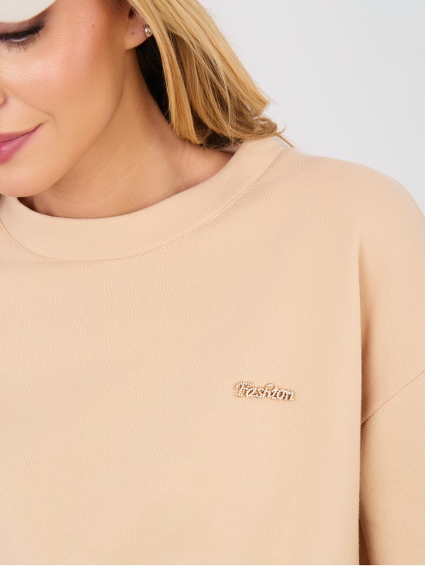 Megztinis-LK-BL-510122.01P-smėlinės spalvos