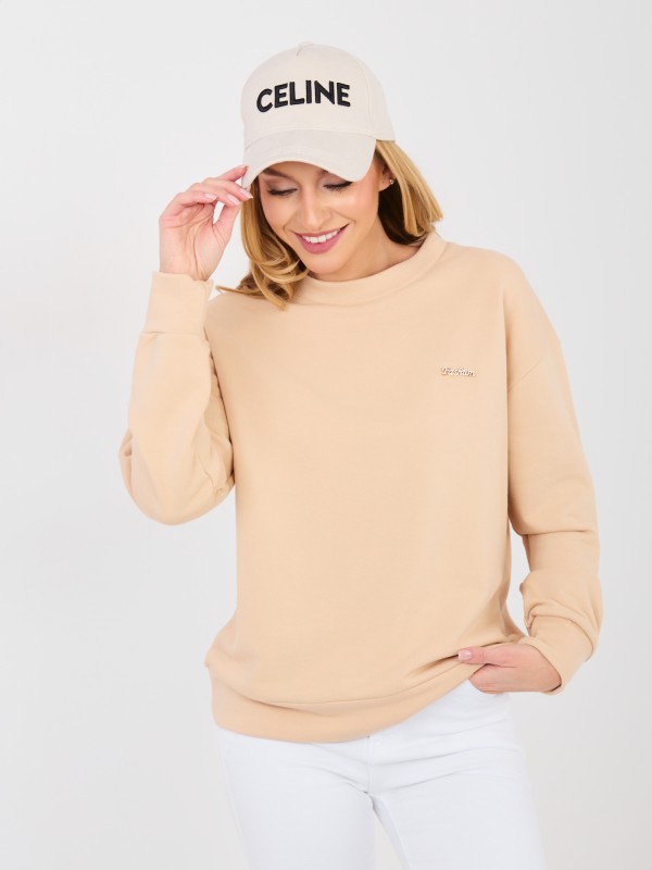 Megztinis-LK-BL-510122.01P-smėlinės spalvos