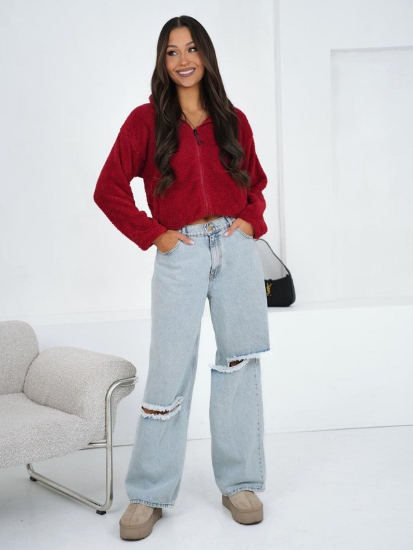 Džemperis-CS-BL-BT1033.04-tamsiai raudonas