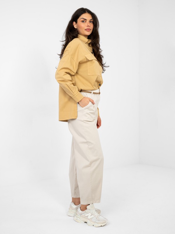 Kelnės-IT-SP-FL10125.78-šviesiai smėlio spalvos 2