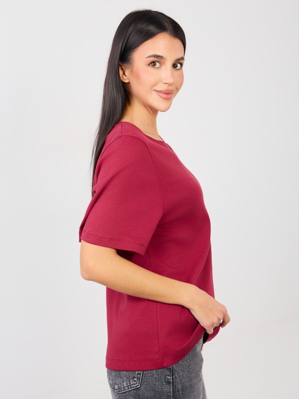 Marškinėliai-RV-TS-A1090.30-bordo spalvos 2