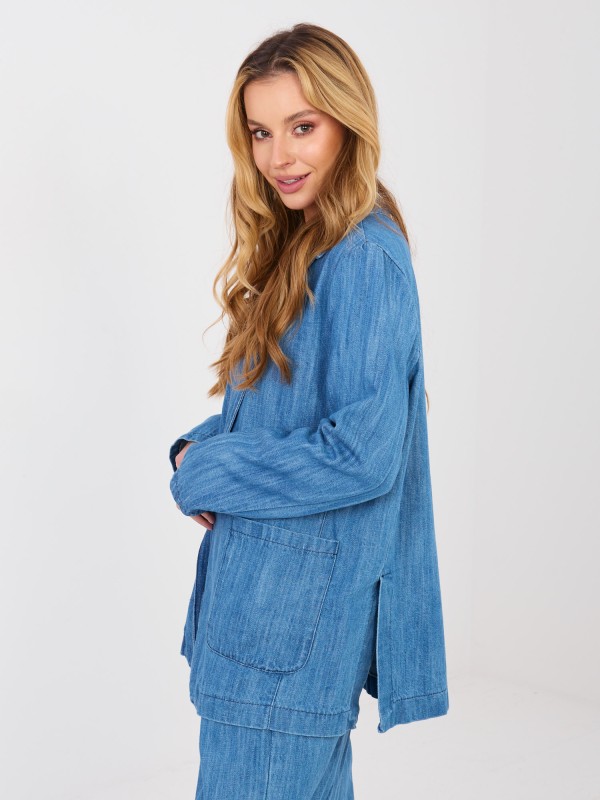 Švarkas-IT-MA-FL7703.21P-mėlynas