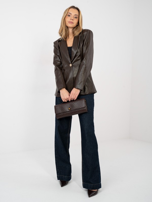 Švarkas-IT-MA-FL10090.81-tamsiai rudas