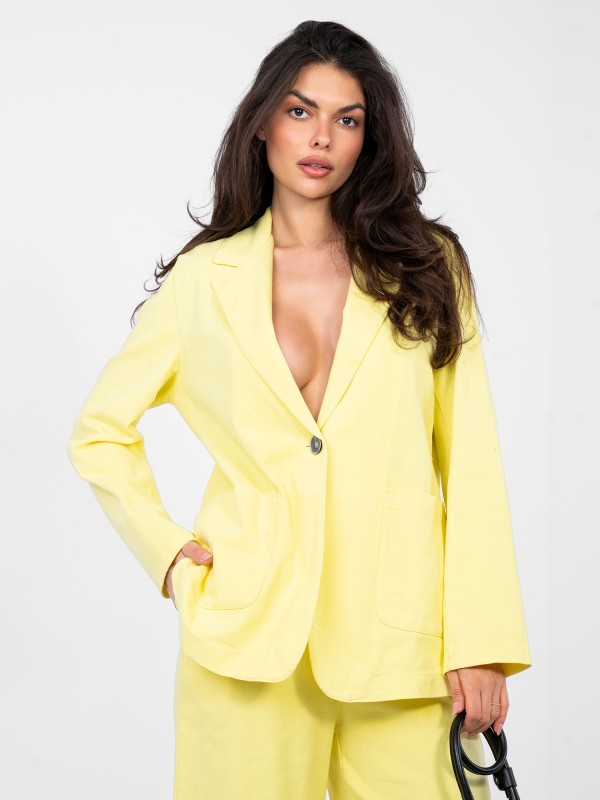 Švarkas-IT-MA-FL7703.21P-šviesiai geltonas