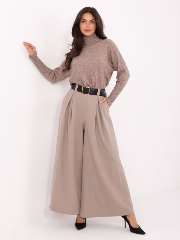 Kelnės-IT-SP-19963.09P-tamsiai smėlio spalvos