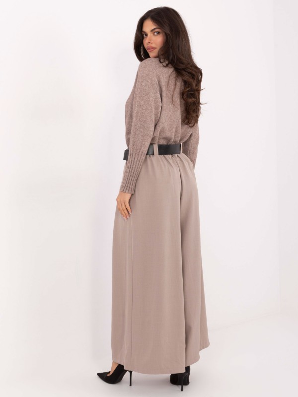 Kelnės-IT-SP-19963.09P-tamsiai smėlio spalvos