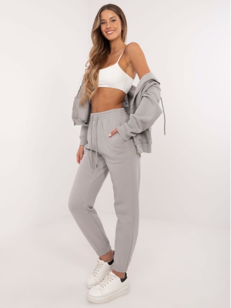 Sportinės kelnės-CLM-DR-1107.22X-šviesiai pilkos