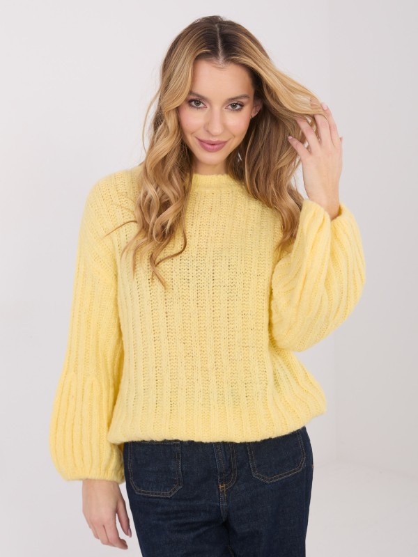 Megztinis-MI-SW-1215.97-šviesiai geltonas