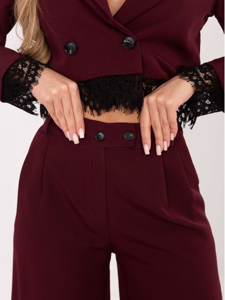 Kelnės-IT-SP-FL9020-1.73-bordo spalvos