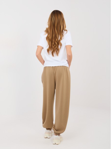 Kelnės-IT-SP-9995.12P-tamsiai smėlio spalvos